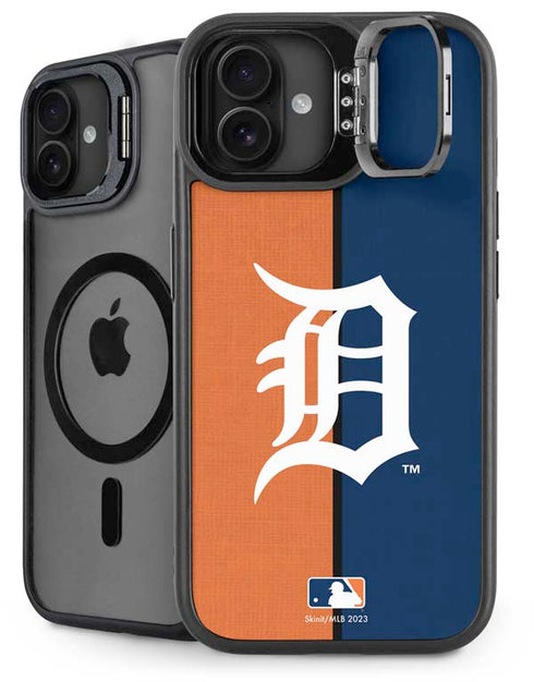 MLB Detroit Tigers Split iPhone 16 Plus Kickstand Case