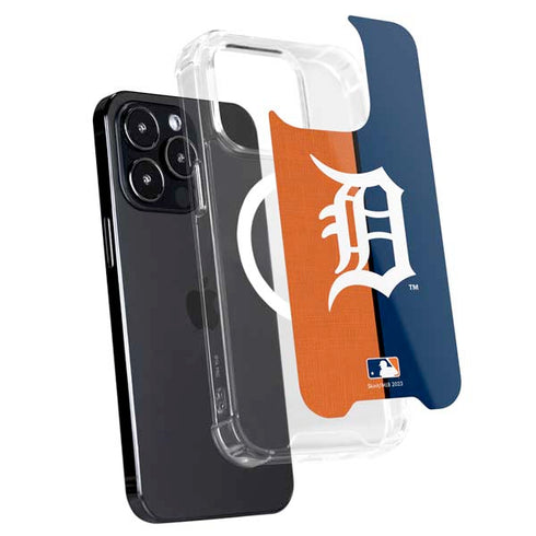 MLB Detroit Tigers Split iPhone 16 Pro MagSafe Case