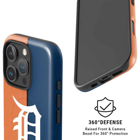 MLB Detroit Tigers Split iPhone 16 Pro Magsafe Impact Case