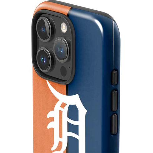 MLB Detroit Tigers Split iPhone 16 Pro Max Impact Case