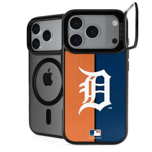 MLB Detroit Tigers Split iPhone 18 Pro Max Kickstand Case