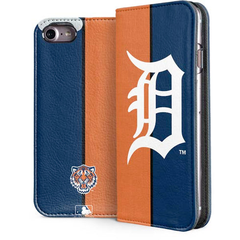 MLB Detroit Tigers Split iPhone 7 Folio Case