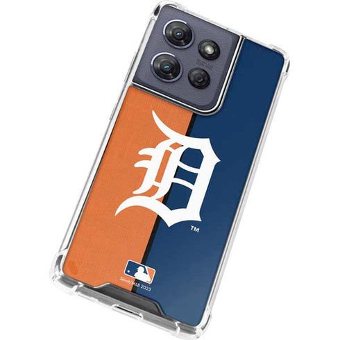 MLB Detroit Tigers Split Moto G Play 5G (2025) Clear Case