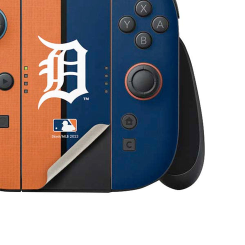 MLB Detroit Tigers Split Nintendo Switch 2 (2025) Joy-Con Controller Skin