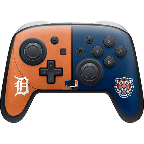 MLB Detroit Tigers Split Nintendo Skins