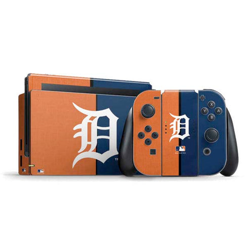 MLB Detroit Tigers Split Nintendo Skins