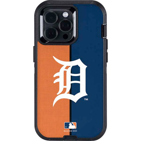 MLB Detroit Tigers Split Otterbox Defender iPhone Skin
