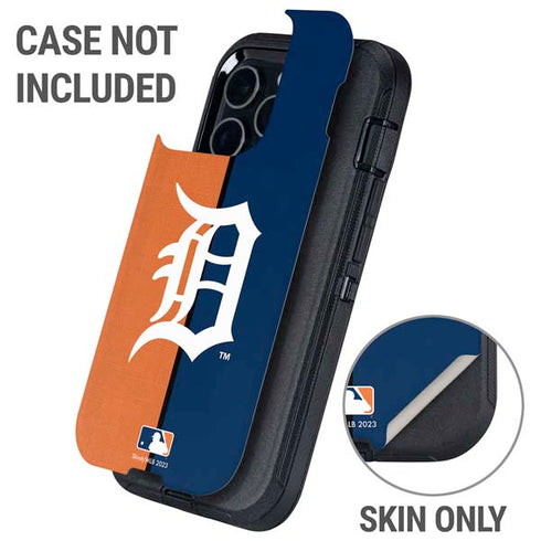 MLB Detroit Tigers Split Otterbox Defender iPhone Skin