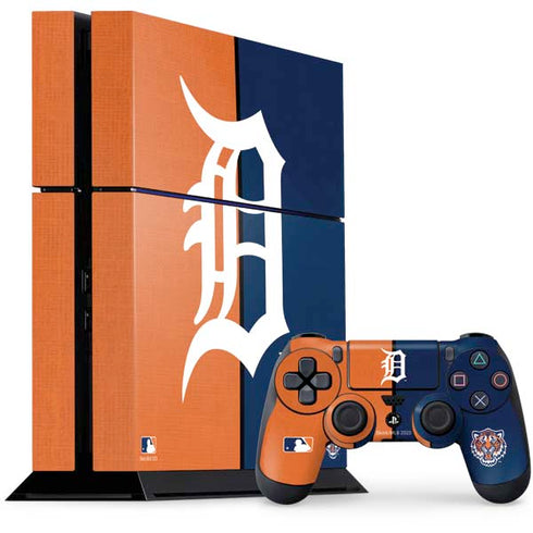 MLB Detroit Tigers Split PlayStation PS4 Skins