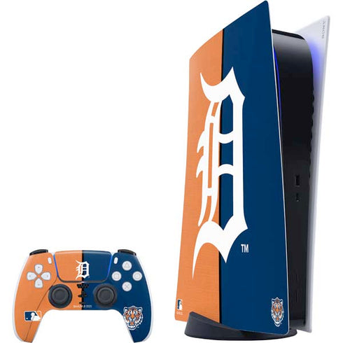 MLB Detroit Tigers Split PlayStation PS5 Skins