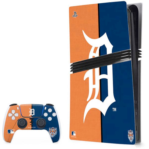 MLB Detroit Tigers Split PS5 Pro Bundle Skin
