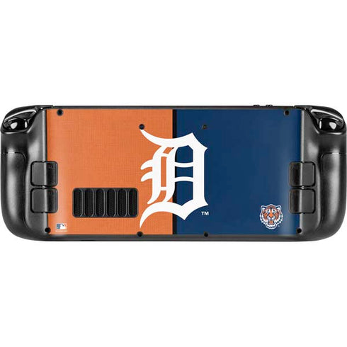 MLB Detroit Tigers Split Steam Deck Handheld Gaming Computer Skin