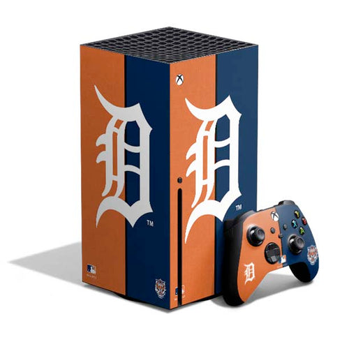 MLB Detroit Tigers Split Xbox Series X Skins