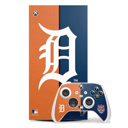 MLB Detroit Tigers Split Xbox Series X Skins