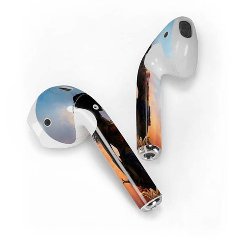 DC Comics Wonder Woman Movie Poster Stance Pose Apple AirPods Skin