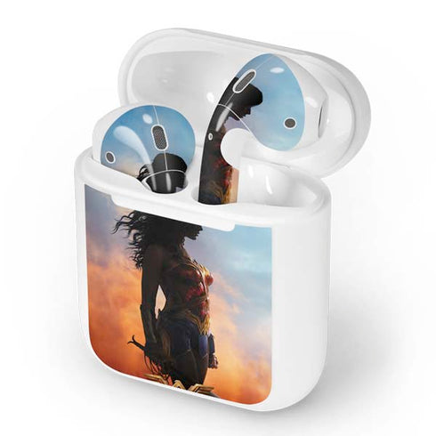 DC Comics Wonder Woman Movie Poster Stance Pose Apple AirPods Skin