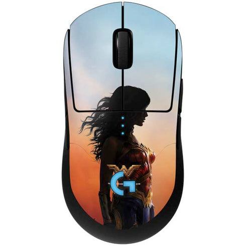 DC Comics Wonder Woman Movie Poster Stance Pose G Pro Wireless Gaming Mouse Skin