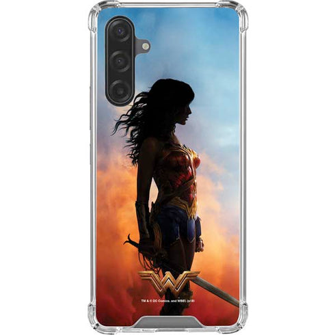 DC Comics Wonder Woman Movie Poster Stance Pose Galaxy A17 Clear Case