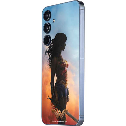 DC Comics Wonder Woman Movie Poster Stance Pose Galaxy A35 5G Skin