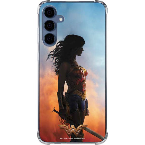 DC Comics Wonder Woman Movie Poster Stance Pose Galaxy A55 5G Clear Case