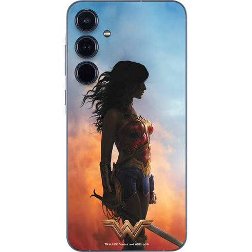DC Comics Wonder Woman Movie Poster Stance Pose Galaxy A55 5G Skin