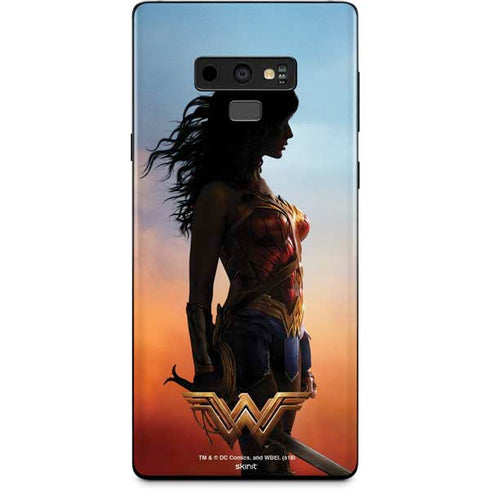 DC Comics Wonder Woman Movie Poster Stance Pose Galaxy Note 9 Skin
