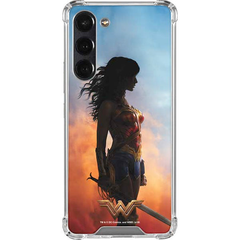 DC Comics Wonder Woman Movie Poster Stance Pose Galaxy S24 FE Clear Case