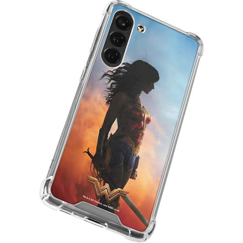 DC Comics Wonder Woman Movie Poster Stance Pose Galaxy S24 FE Clear Case