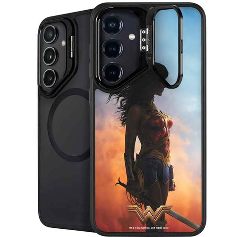 DC Comics Wonder Woman Movie Poster Stance Pose Galaxy S25 Plus Kickstand Case