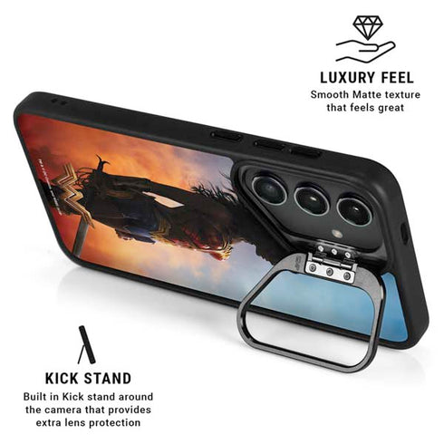 DC Comics Wonder Woman Movie Poster Stance Pose Galaxy S24 Plus Kickstand Case