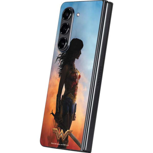 DC Comics Wonder Woman Movie Poster Stance Pose Galaxy Z Fold5 5G Skin