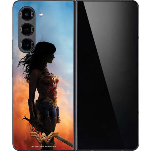 DC Comics Wonder Woman Movie Poster Stance Pose Galaxy Z Fold5 5G Skin