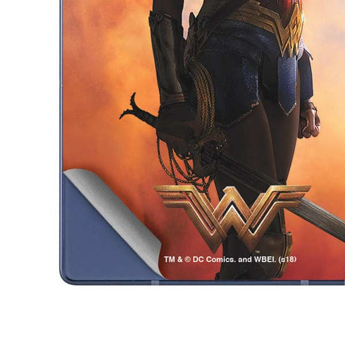 DC Comics Wonder Woman Movie Poster Stance Pose Galaxy Z Fold6 Skin