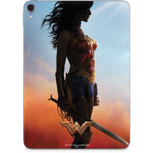 DC Comics Wonder Woman Movie Poster Stance Pose Apple iPad Pro Skin