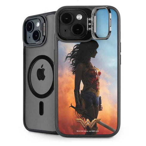 DC Comics Wonder Woman Movie Poster Stance Pose iPhone 14 Kickstand Case