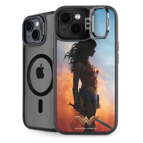 DC Comics Wonder Woman Movie Poster Stance Pose iPhone 15 Plus Kickstand Case