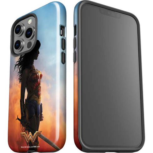 DC Comics Wonder Woman Movie Poster Stance Pose iPhone 15 Pro Impact Case