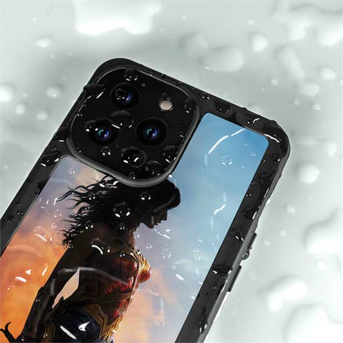 DC Comics Wonder Woman Movie Poster Stance Pose iPhone 15 Pro Waterproof Case