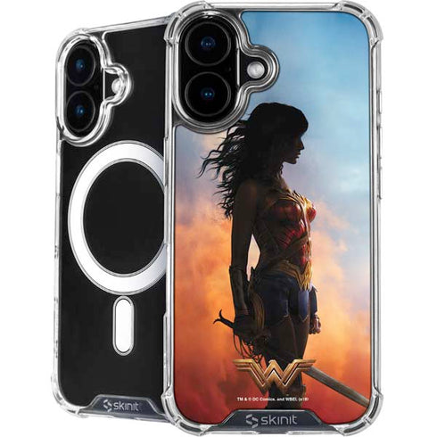 DC Comics Wonder Woman Movie Poster Stance Pose iPhone 16 MagSafe Case