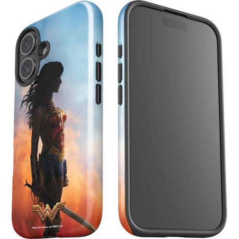 DC Comics Wonder Woman Movie Poster Stance Pose iPhone 16 Plus Impact Case
