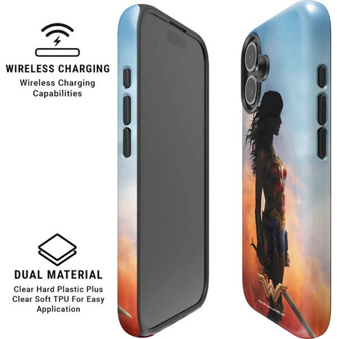 DC Comics Wonder Woman Movie Poster Stance Pose iPhone 16 Plus Magsafe Impact Case