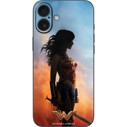 DC Comics Wonder Woman Movie Poster Stance Pose iPhone 16 Plus Skin