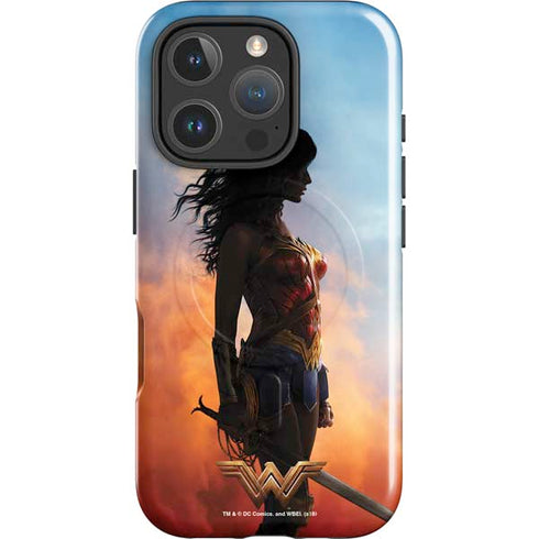 DC Comics Wonder Woman Movie Poster Stance Pose iPhone 16 Pro Magsafe Impact Case