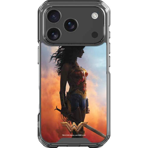 DC Comics Wonder Woman Movie Poster Stance Pose iPhone 18 Pro Clear Case