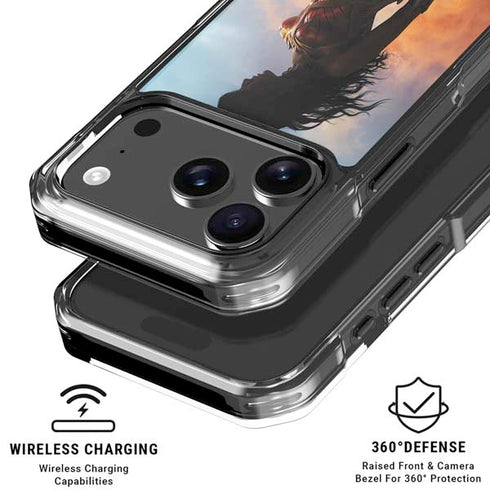 DC Comics Wonder Woman Movie Poster Stance Pose iPhone 18 Pro Clear Case
