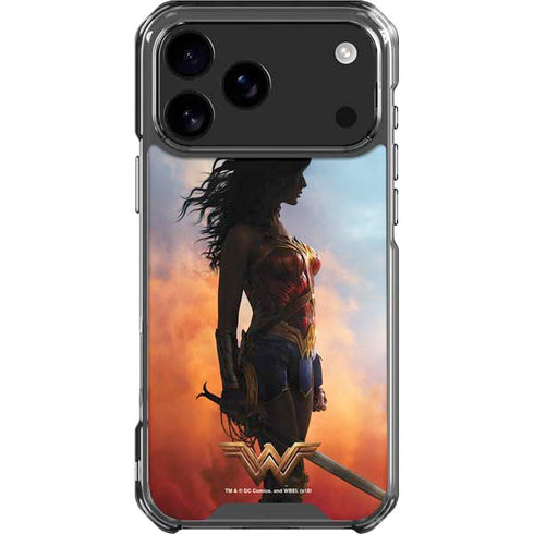 DC Comics Wonder Woman Movie Poster Stance Pose iPhone 18 Pro Max Clear Case