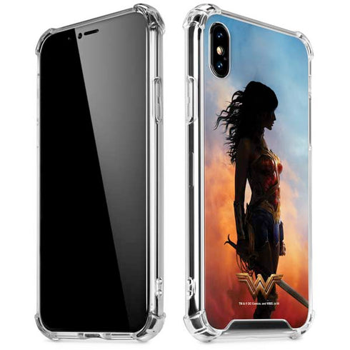 DC Comics Wonder Woman Movie Poster Stance Pose iPhone X/XS Clear Case