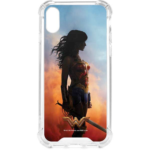 DC Comics Wonder Woman Movie Poster Stance Pose iPhone XS Clear Case