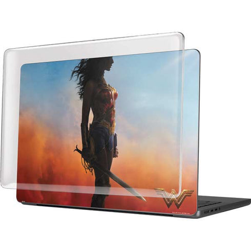 DC Comics Wonder Woman Movie Poster Stance Pose MacBook Pro 14in (2021-24) Case plus Skin