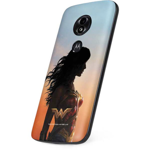 DC Comics Wonder Woman Movie Poster Stance Pose Moto E5 Play Skin